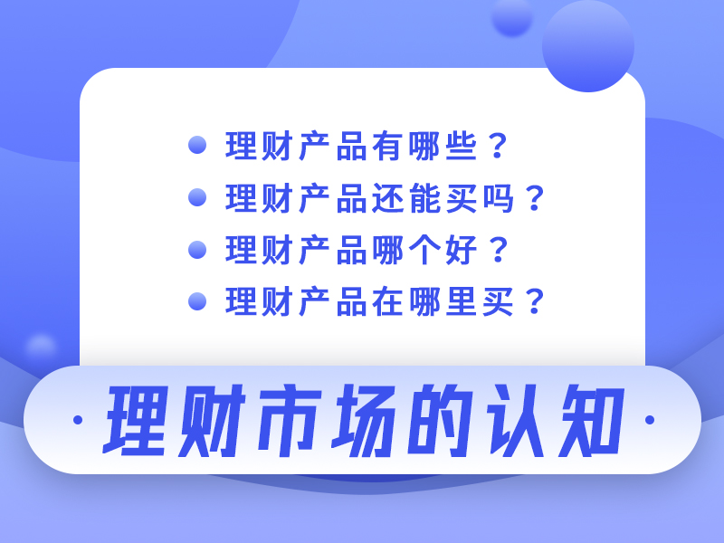 理财市场的认知